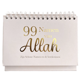 Spiral-bound flip kalender voor 99 namen kalender met uniek ontwerp